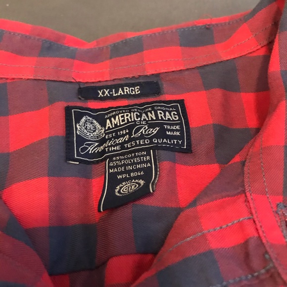 Lightweight flannel pattern button down XXL - Picture 2 of 3